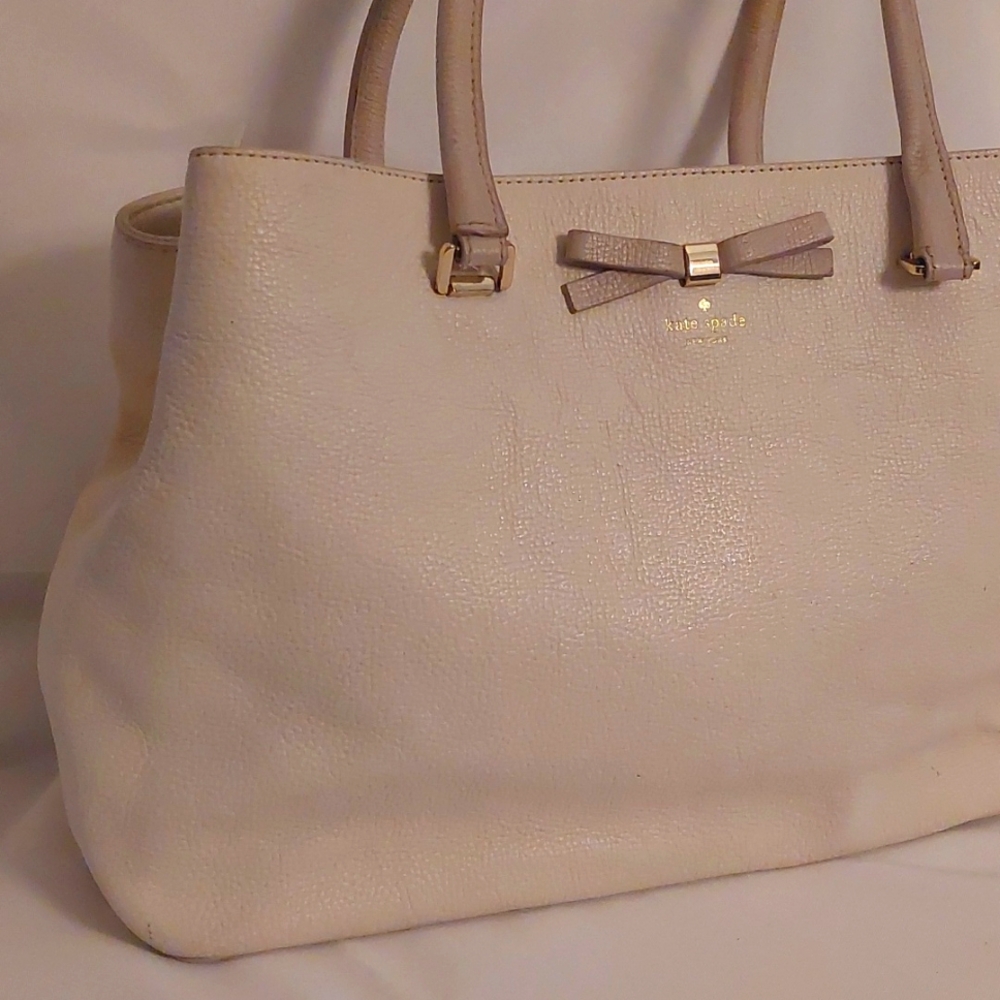 KATE SPADE NEW YORK Beige Leather Bag/Purse